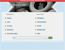 Tablet Screenshot of anytyre.com